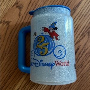 Disney Blue and White Glitter Mug
#Vintage
